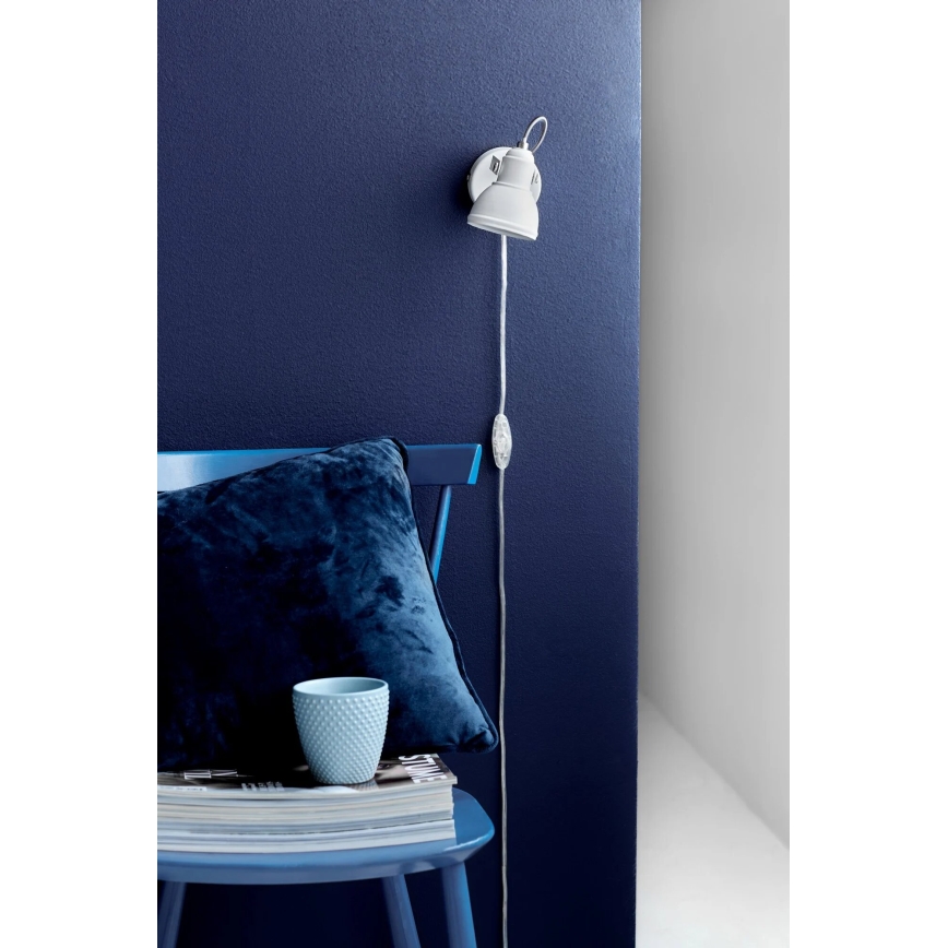 Nordlux - Nástěnné bodové svítidlo ASLAK 1xGU10/35W/230V bílá