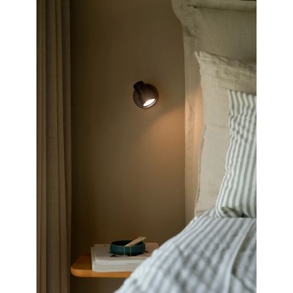 Nordlux - Nástěnné bodové svítidlo BOSTON 1xGU10/5W/230V černá