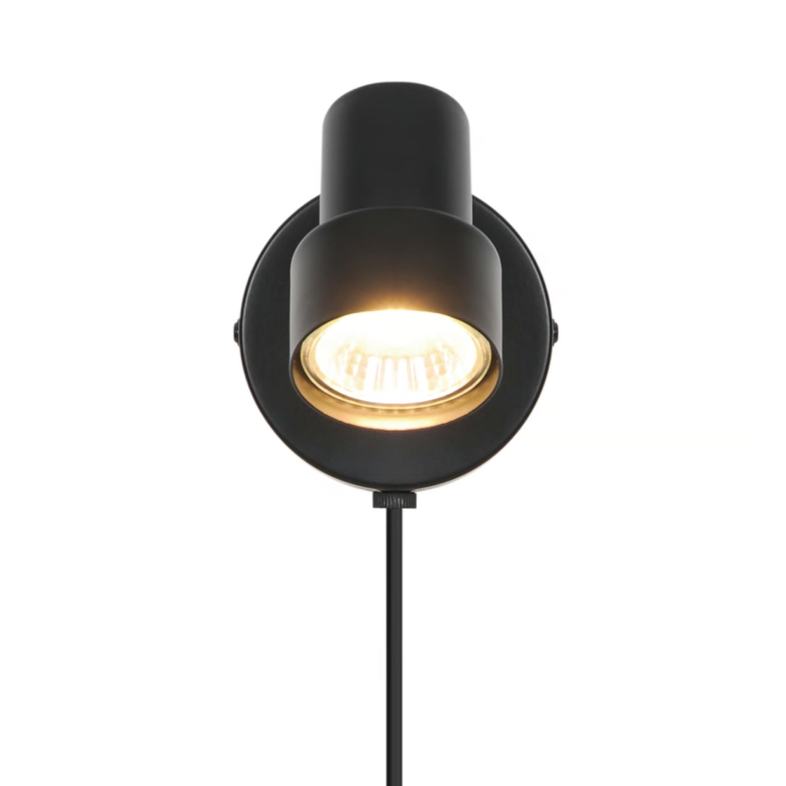 Nordlux - Nástěnné bodové svítidlo BOSTON 1xGU10/5W/230V černá