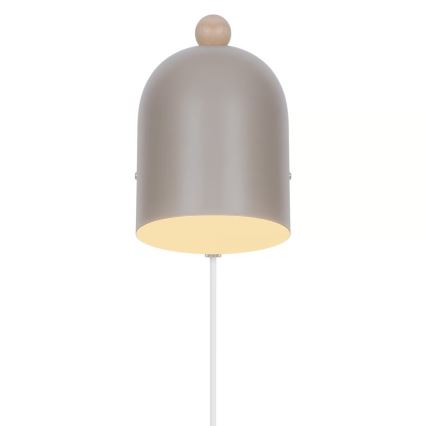 Nordlux - Nástěnné bodové svítidlo GASTON 1xE27/15W/230V béžová