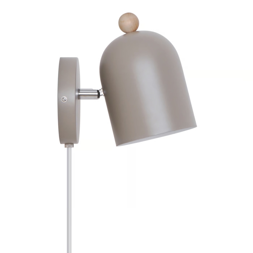 Nordlux - Nástěnné bodové svítidlo GASTON 1xE27/15W/230V béžová