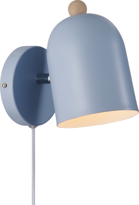 Nordlux - Nástěnné bodové svítidlo GASTON 1xE27/15W/230V modrá
