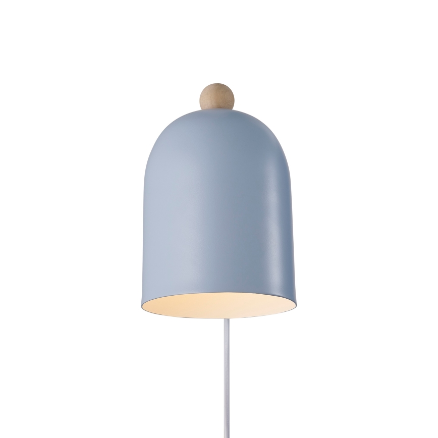 Nordlux - Nástěnné bodové svítidlo GASTON 1xE27/15W/230V modrá