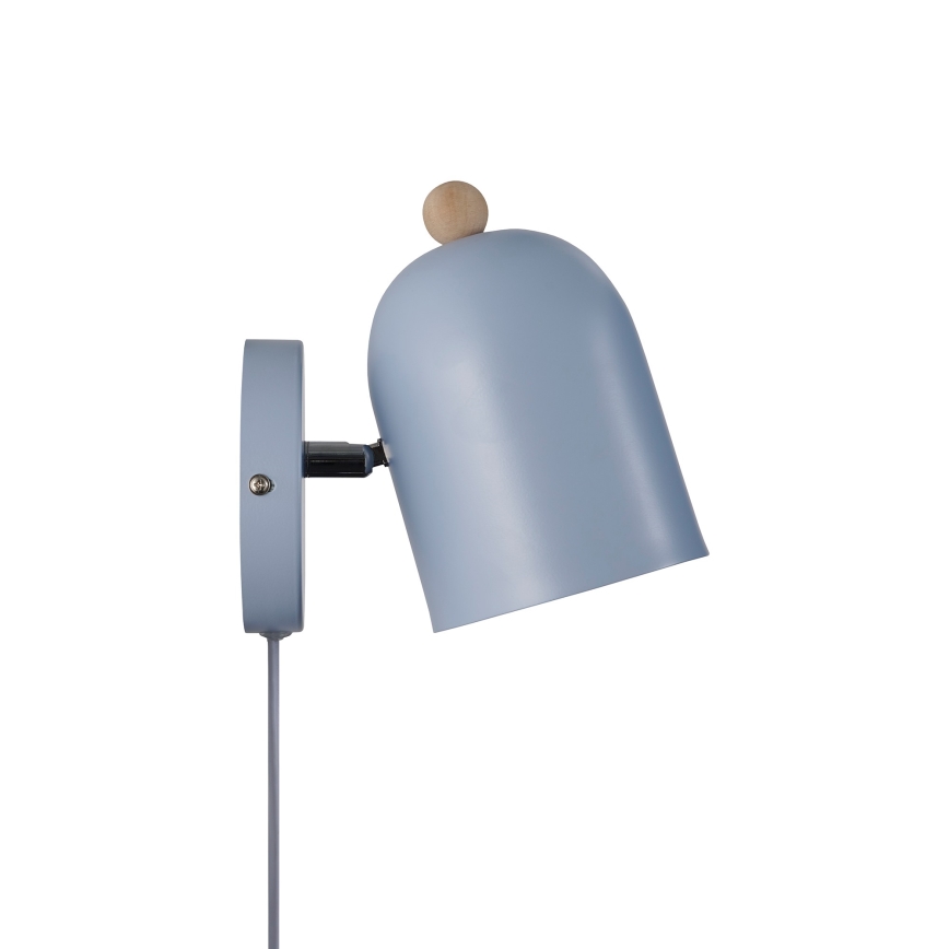 Nordlux - Nástěnné bodové svítidlo GASTON 1xE27/15W/230V modrá