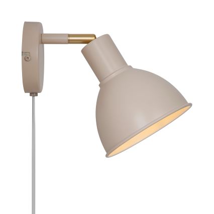 Nordlux - Nástěnné bodové svítidlo POP 1xE27/18W/230V béžová