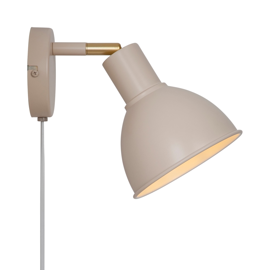 Nordlux - Nástěnné bodové svítidlo POP 1xE27/18W/230V béžová