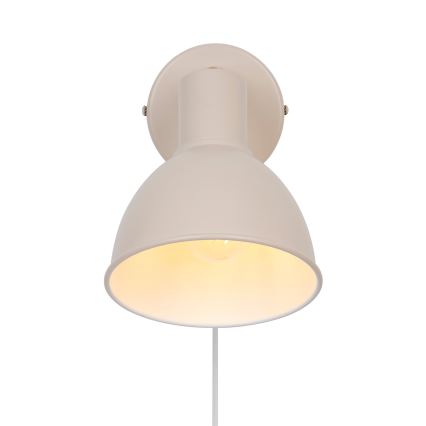 Nordlux - Nástěnné bodové svítidlo POP 1xE27/18W/230V béžová