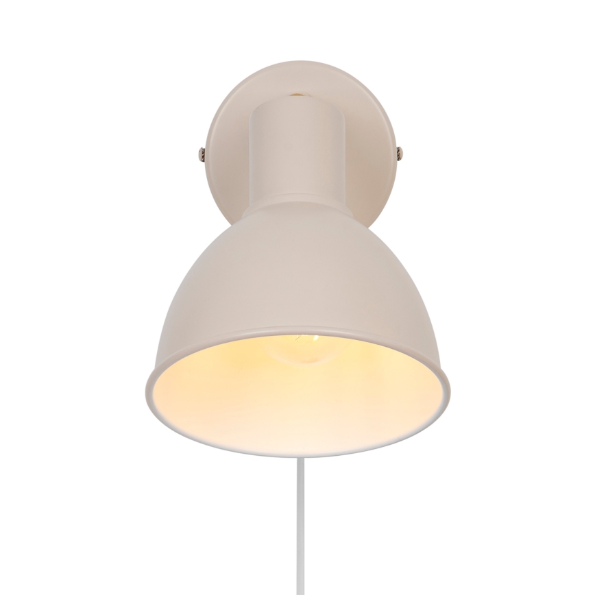 Nordlux - Nástěnné bodové svítidlo POP 1xE27/18W/230V béžová