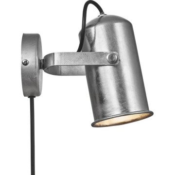 Nordlux - Nástěnné bodové svítidlo PORTER 1xE27/60W/230V matný chrom