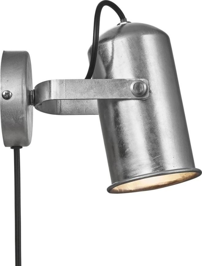 Nordlux - Nástěnné bodové svítidlo PORTER 1xE27/60W/230V matný chrom