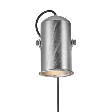 Nordlux - Nástěnné bodové svítidlo PORTER 1xE27/60W/230V matný chrom