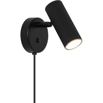 Nordlux - Nástěnné bodové svítidlo VICO 1xGU10/5W/230V černá