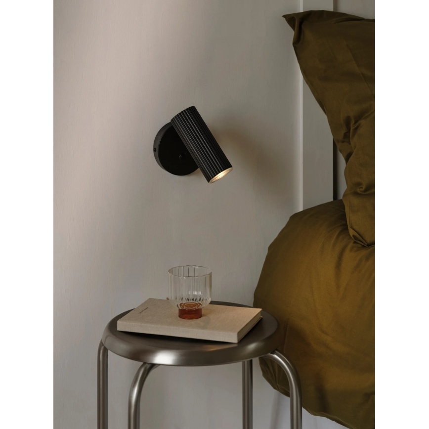 Nordlux - Nástěnné bodové svítidlo VICO 1xGU10/5W/230V černá