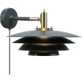 Nordlux - Nástěnné svítidlo BRETAGNE 1xG9/25W/230V antracit