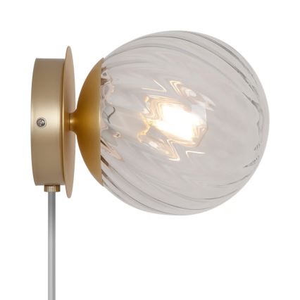 Nordlux - Nástěnné svítidlo CHISELL 1xE14/25W/230V mosaz