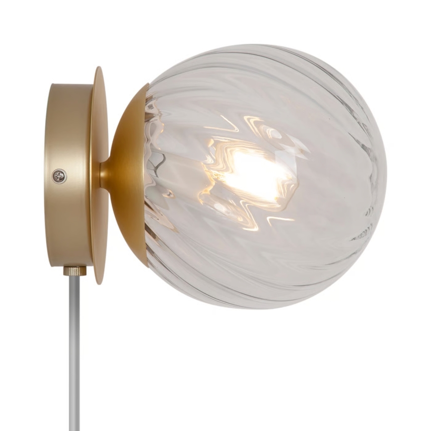 Nordlux - Nástěnné svítidlo CHISELL 1xE14/25W/230V mosaz