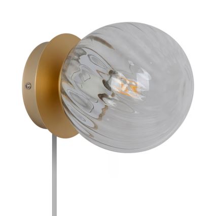 Nordlux - Nástěnné svítidlo CHISELL 1xE14/25W/230V mosaz