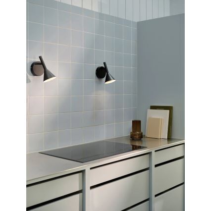 Nordlux - Nástěnné svítidlo KELVIS 1xGU10/12W/230V černá