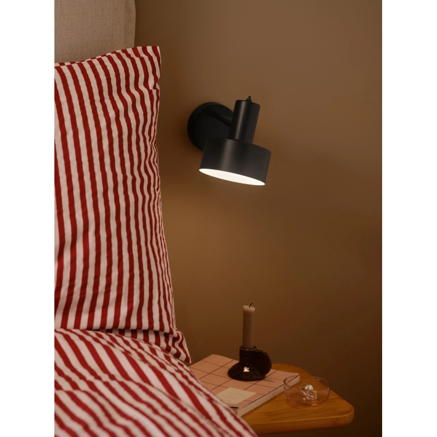 Nordlux - Nástěnné svítidlo MATIS 1xE27/15W/230V černá