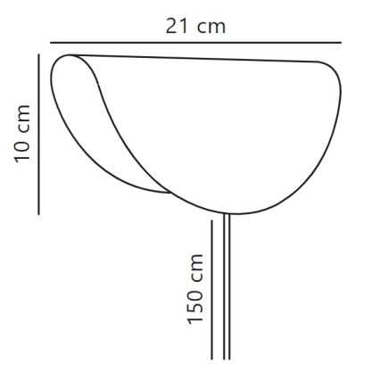 Nordlux - Nástěnné svítidlo MODEL 1xE14/25W/230V černá