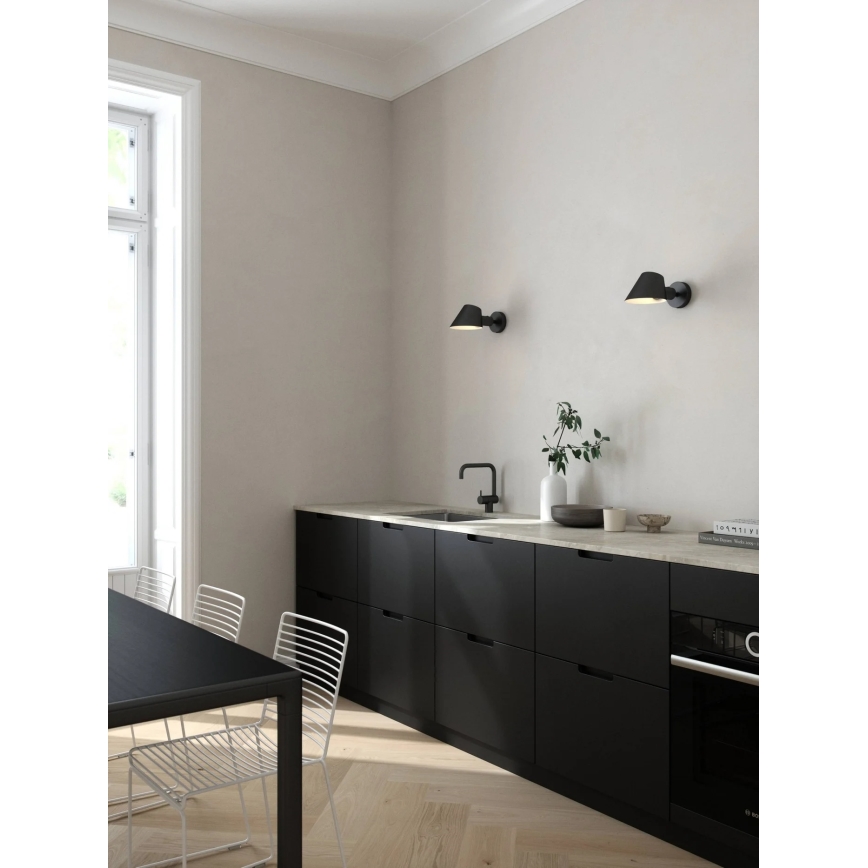 Nordlux - Nástěnné svítidlo STAY 1xE27/60W/230V černá
