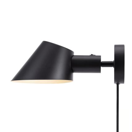 Nordlux - Nástěnné svítidlo STAY 1xE27/60W/230V černá