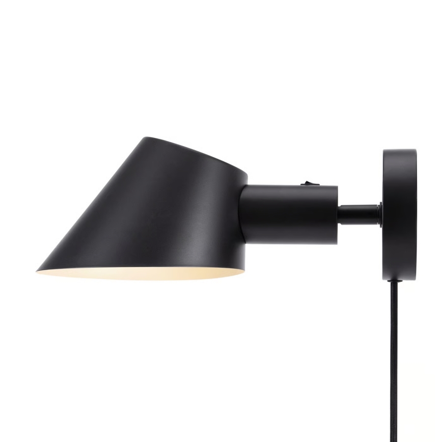 Nordlux - Nástěnné svítidlo STAY 1xE27/60W/230V černá