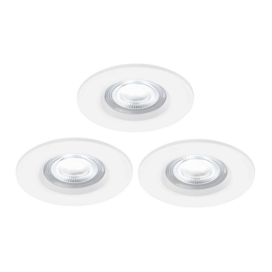 Nordlux - SADA 3x LED RGB Stmívatelné koupelnové podhledové svítidlo DON SMART LED/4,7W/230V 2200-6500K IP65
