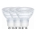 Nordlux - SADA 3x LED Žárovka GU10/4,7W/230V 4000K