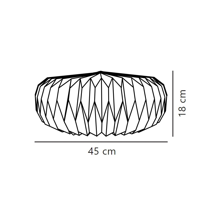 Nordlux - Stínidlo k lustru BELLOY E27 pr. 45 cm