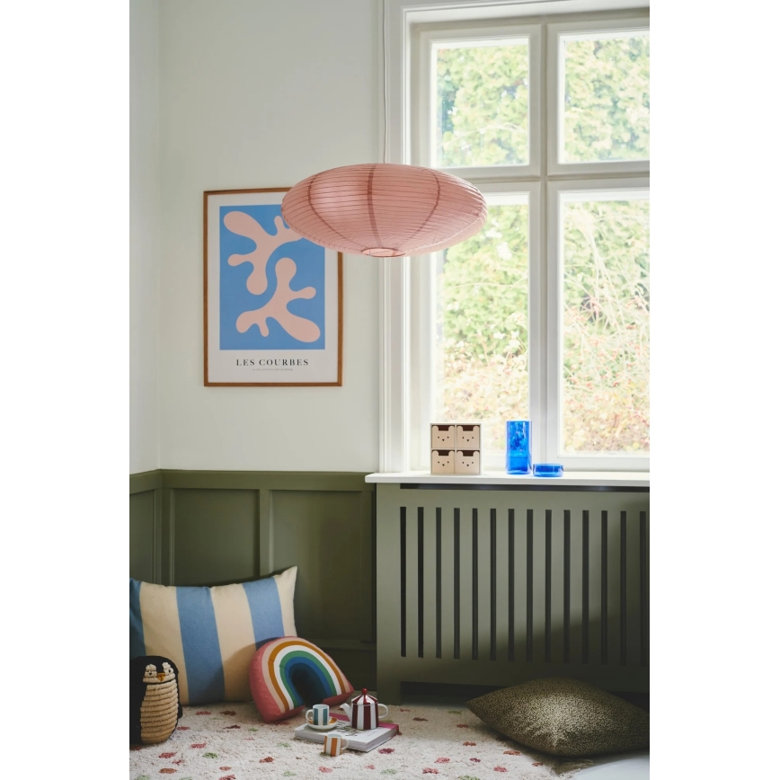 Nordlux - Stínidlo k lustru VILLO E27 pr. 60 cm růžová