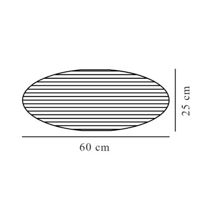 Nordlux - Stínidlo k lustru VILLO E27 pr. 60 cm béžová