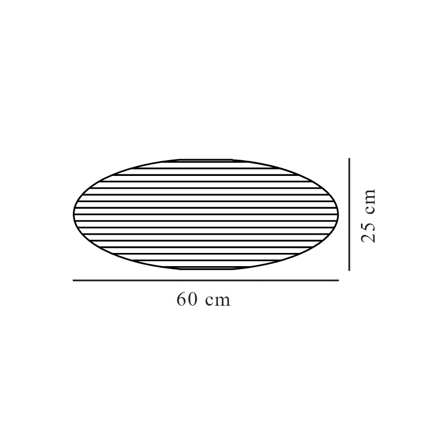 Nordlux - Stínidlo k lustru VILLO E27 pr. 60 cm hnědá