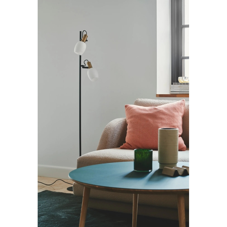 Nordlux - Stojací lampa ARILD 2xE14/40W/230V černá