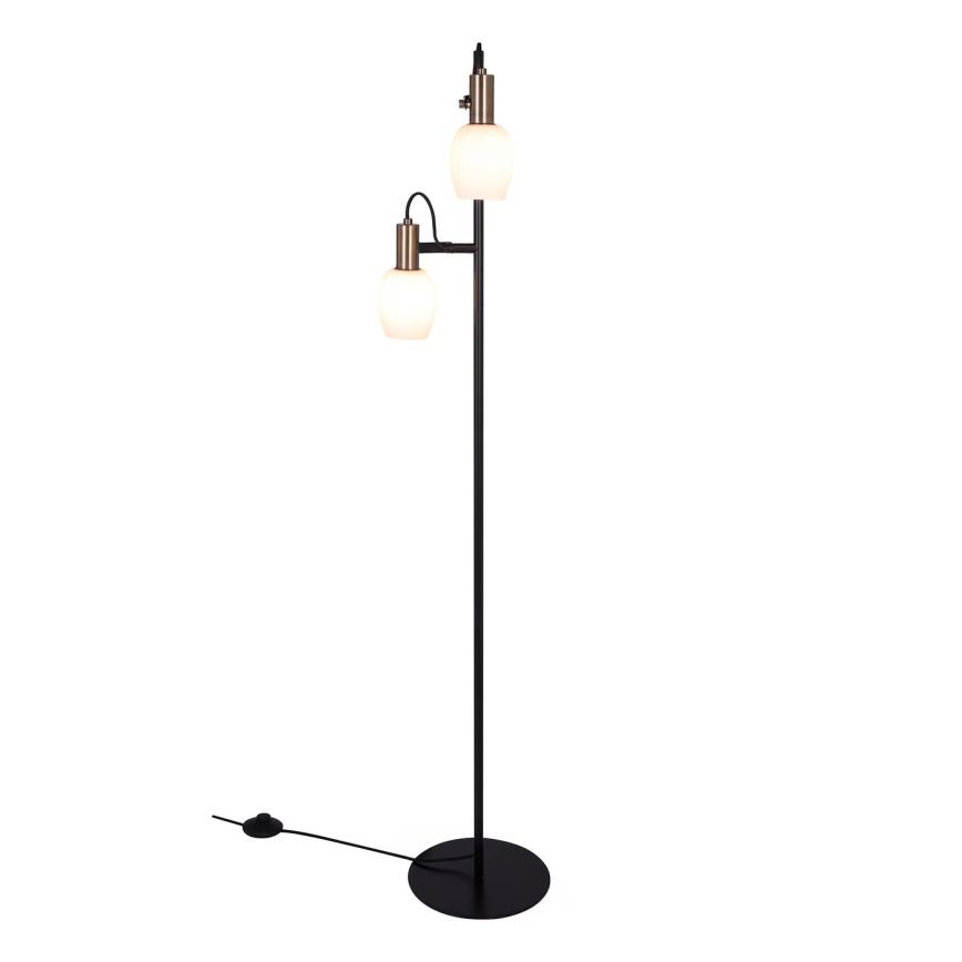 Nordlux - Stojací lampa ARILD 2xE14/40W/230V černá