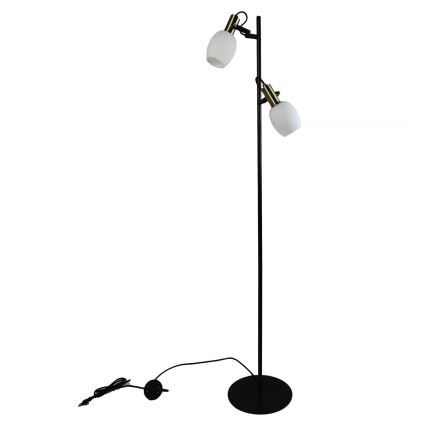 Nordlux - Stojací lampa ARILD 2xE14/40W/230V černá