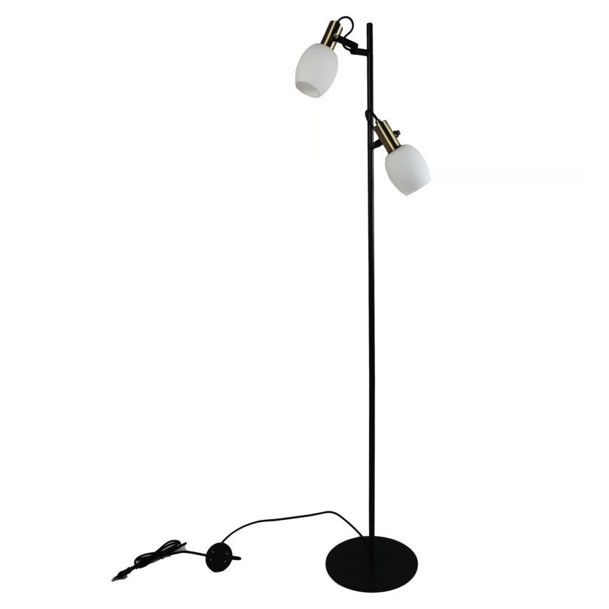 Nordlux - Stojací lampa ARILD 2xE14/40W/230V černá