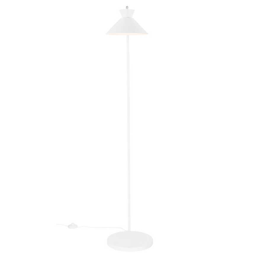 Nordlux - Stojací lampa DIAL 1xE27/10W/230V bílá 150 cm