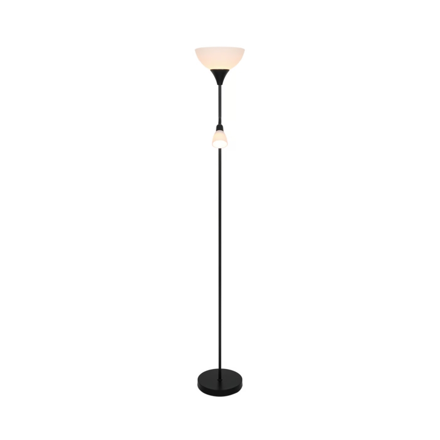 Nordlux - Stojací lampa LAURIA 1xE27/40W/230V + 1xE14/15W černá