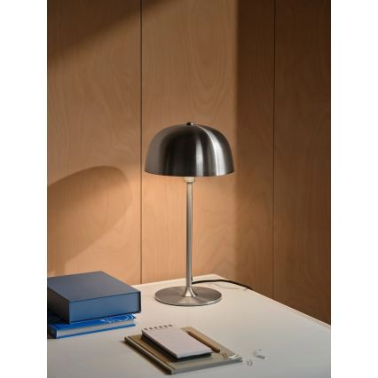 Nordlux - Stolní lampa CERA 1xE14/40W/230V matný chrom