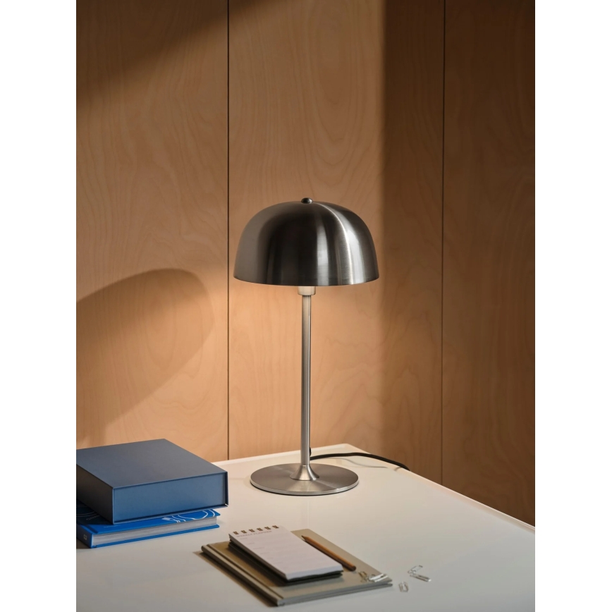 Nordlux - Stolní lampa CERA 1xE14/40W/230V matný chrom