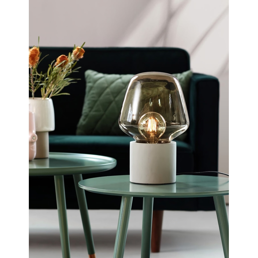 Nordlux - Stolní lampa CHRISTINA 1xE27/25W/230V beton/černá