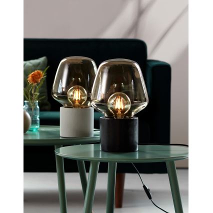 Nordlux - Stolní lampa CHRISTINA 1xE27/25W/230V beton/černá