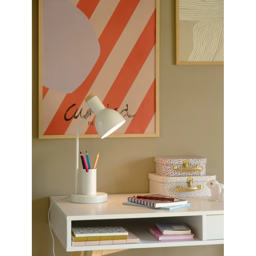 Nordlux - Stolní lampa DEVONE 1xE27/15W/230V bílá