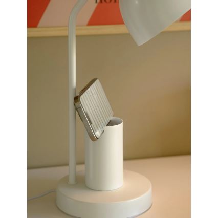 Nordlux - Stolní lampa DEVONE 1xE27/15W/230V bílá