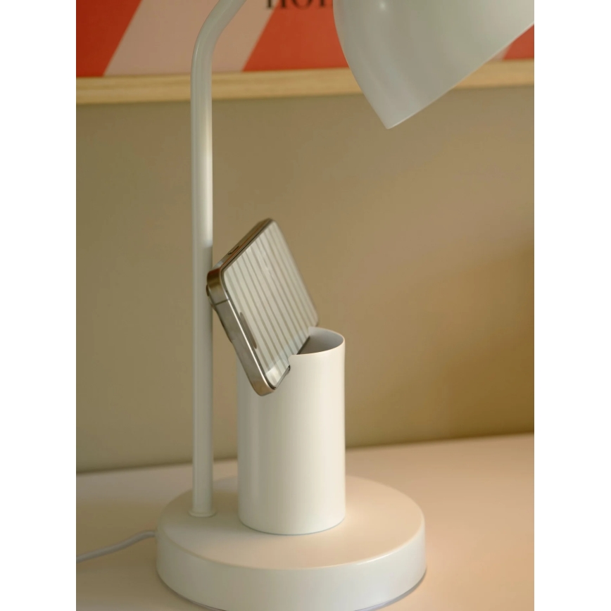 Nordlux - Stolní lampa DEVONE 1xE27/15W/230V bílá