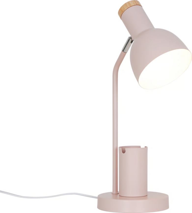 Nordlux - Stolní lampa DEVONE 1xE27/15W/230V růžová