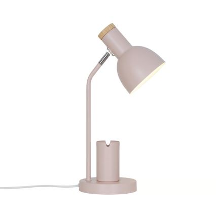 Nordlux - Stolní lampa DEVONE 1xE27/15W/230V růžová