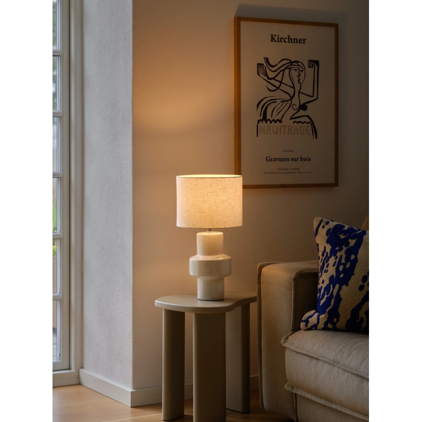 Nordlux - Stolní lampa DUGAN 1xE14/40W/230V béžová