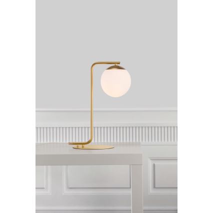 Nordlux - Stolní lampa GRANT 1xE14/40W/230V zlatá